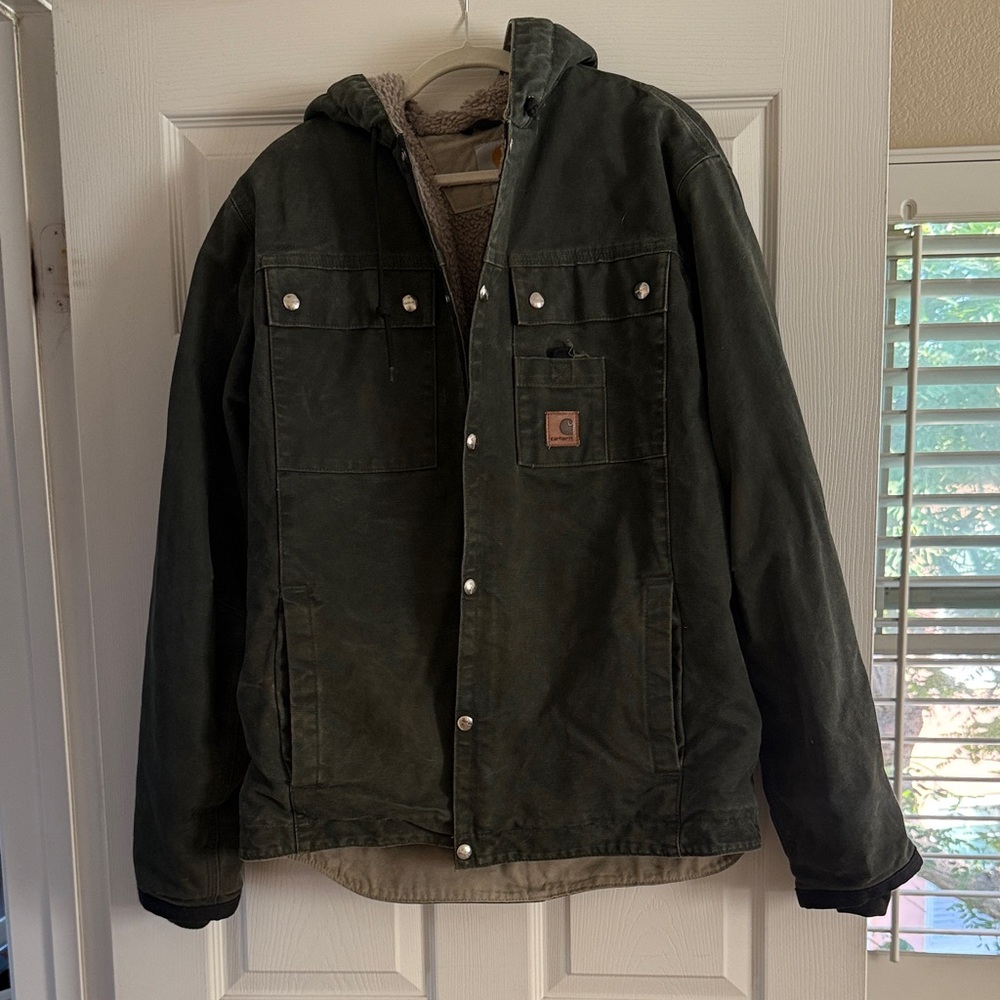 Carhartt Men's Dark Green Field Jacket